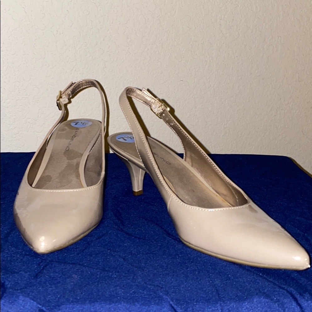 Slingback Kitten Heel Pumps
